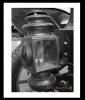 Model T Headlight Black and White Print